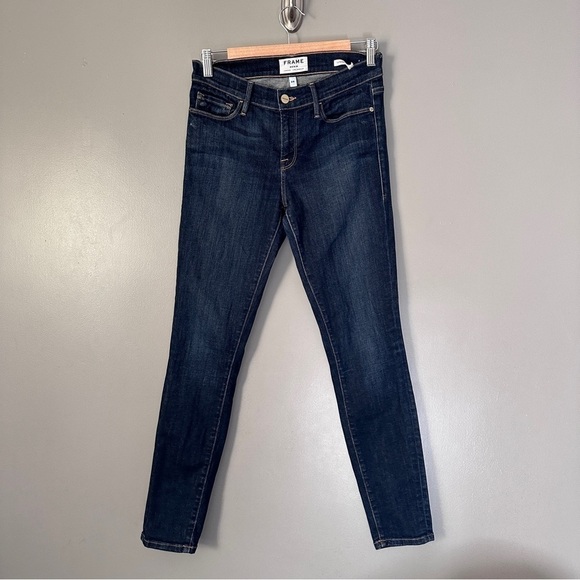 Frame Mid Rise Skinny Jeans - Picture 1 of 6
